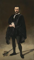 Philibert Rouvière als Hamlet